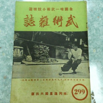 武術小說王《武術雜誌》299期