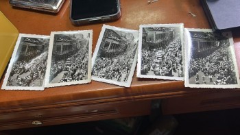 皇后大道中與德己立街交界 香港島 1936年新年巡遊 30年代民國舊照片